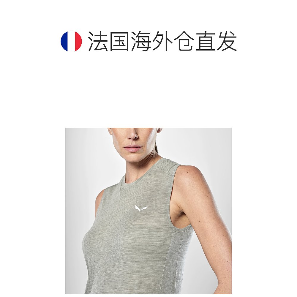 自营欧洲直邮Salewa沙乐华 Eagle Minilogo Merino 女款背心 - 图1