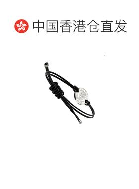 香港直邮Gucci 徽章皮革绳手链 874283J84R0