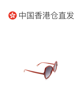 香港直邮CHLOÉ 女士眼镜 CH0001S004 SS2025 橙色 徽标太阳镜