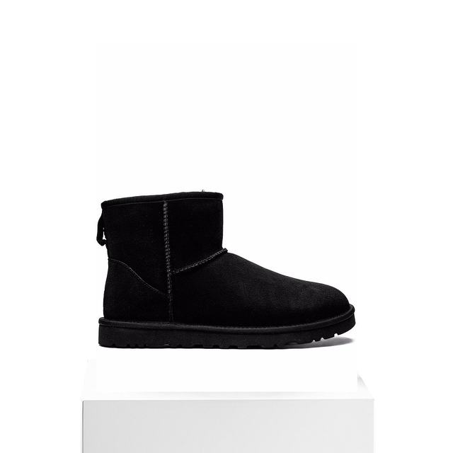 Hong Kong direct mail Ugg men's classic mini boots 1002072 black black comfortable and fashionable men's boots