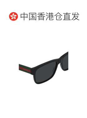 1h可退 香港直邮Gucci 古驰 男士 徽标太阳镜 GG0340S black黑色