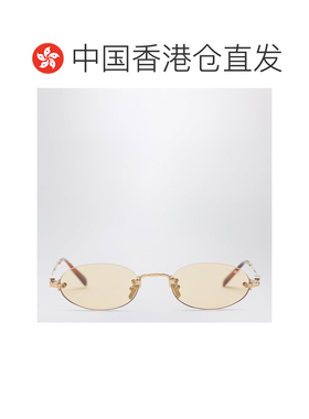 香港直邮Miu Miu 缪缪 女士 无框椭圆框太阳眼镜 0MUA54SMET7OE90