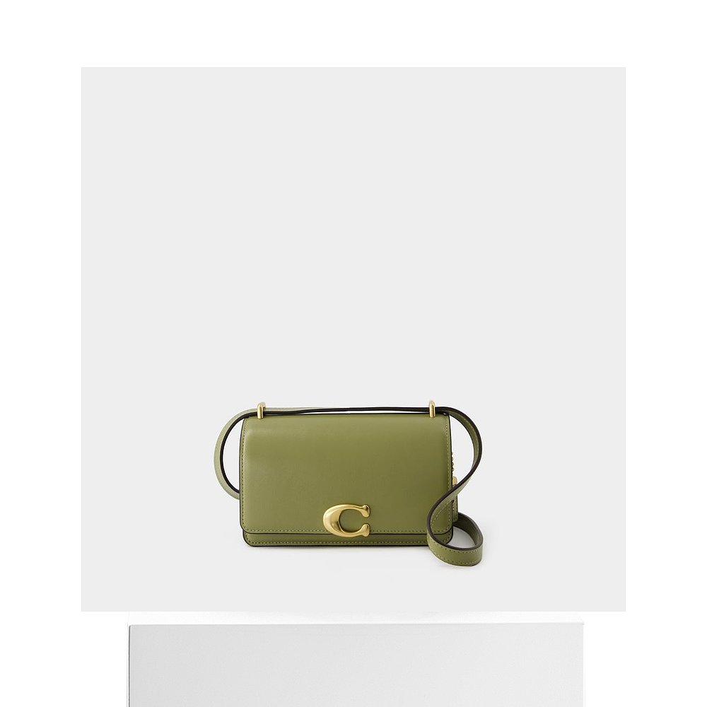 欧洲直邮COACHBandit Crossbody - Coach - Leather - Khaki - 图3