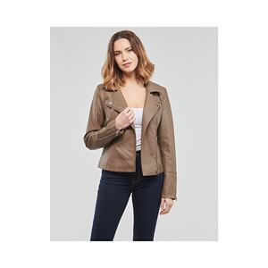 欧洲直邮Only 女士 ONLGEMMA 皮衣/合成革皮衣 棕色