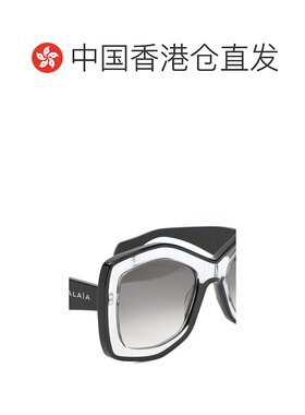 香港直邮Alaia 几何框太阳镜 AA0066S正品舒适遮阳显脸小高级感