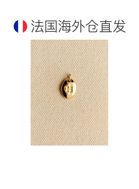 自营欧洲直邮Sezane LÉA女士金色锡质吊坠