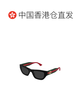 香港直邮Gucci 古驰 女士 GG2116S 001 52/20/145 黑色绿色灰色太