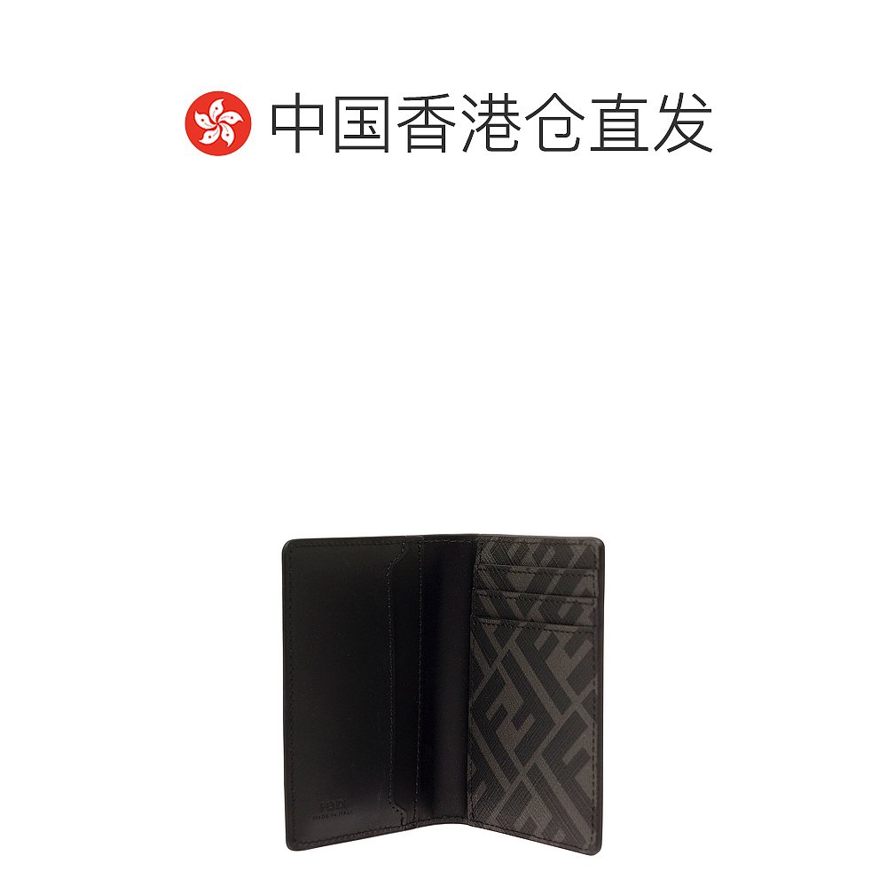 香港直邮Fendi 芬迪 男士 FLAP CARD HOLDER PELLE INTERNO FF 卡 - 图1