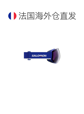 自营欧洲直邮Salomon Radium蓝色聚碳酸酯滑雪镜男女通用防雾眼镜