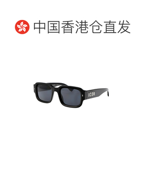 香港直邮DSQUARED2 男士太阳镜 ICON0009S807 SS2026 黑色 ICON 0