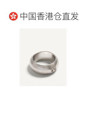 香港直邮VALENTINO 男士戒指 YJ0AM7MET172 AW2025 银色 椭圆形属