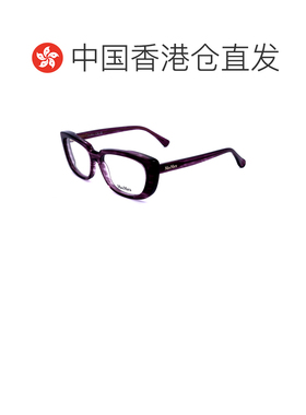 1h可退 香港直邮MAX MARA 女士眼镜 MM5114083 SS2025 白色 矩形