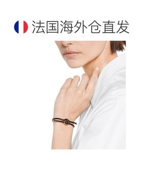 自营欧洲直邮Gucci/古驰 女士手镯饰有圆形珐琅互扣式GG图案