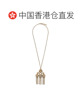 1h可退 香港直邮Saint Laurent 圣罗兰 女士 流苏吊坠项链 607739