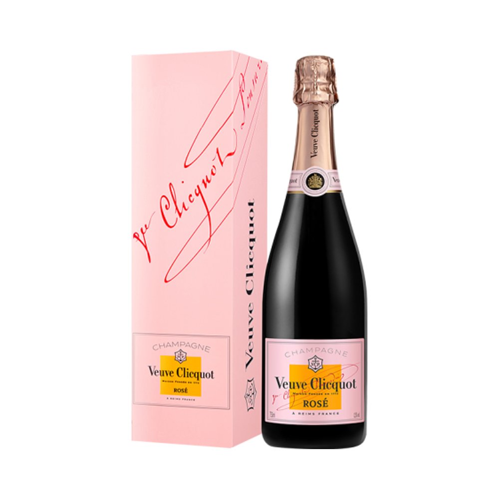 欧洲直邮veuve clicquot凯歌皇牌香槟酒桃红2012年礼盒装250版 - 图0