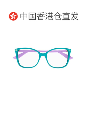 1h可退 香港直邮Gucci 古驰 女士 方框平光镜 GG0026O blue蓝色