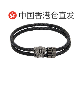 1h可退 香港直邮versace 范思哲 男士 La Medusa Leather 手环 DG