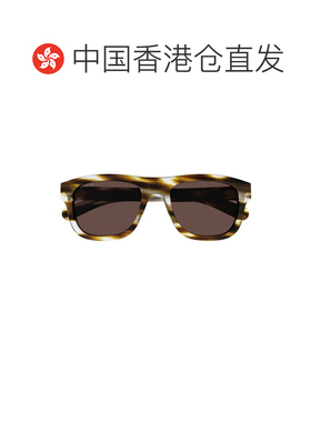 1h可退 香港直邮GUCCI 男士太阳镜 GG1509S003 SS2025 棕色 几何