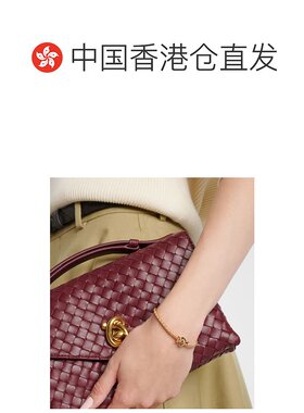 香港直邮Bottega Veneta 葆蝶家 女士 打结镀金纯银手链