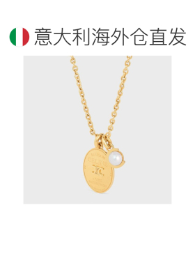 欧洲直邮celine 男士 项链珍珠吊坠