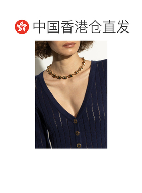 1h可退 香港直邮TORY BURCH 女士项链 1711090200 CO 金色 Brass