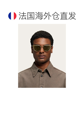 自营欧洲直邮Ferragamo菲拉格慕 男士沙色可再生醋酸纤维太阳镜