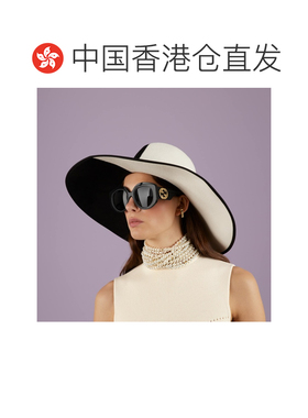 自营Gucci 大造型圆形镜框古驰太阳眼镜 733350J07401012配饰