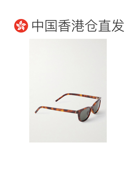 香港直邮Saint Laurent 圣罗兰 女士 猫眼龟甲色醋纤太阳眼镜 SLM