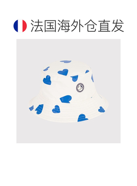 欧洲直邮自营Petit Bateau小帆船 女孩聚酯纤维印花爱心渔夫帽