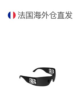 自营欧洲直邮Balenciaga巴黎世家 Bossy Mask女士黑色面罩式太阳
