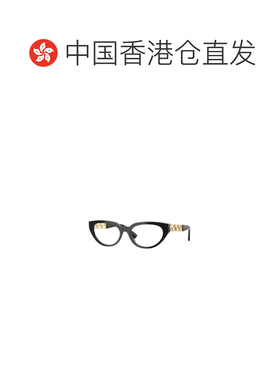 香港直邮VERSACE 女士眼镜 VE3383GB1 AW2025 黑色 全框平光镜