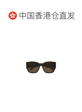 1h可退 香港直邮Balenciaga 几何框太阳镜 BB0445SK巴黎世家