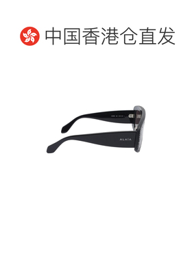 香港直邮ALAIA 女士太阳镜 AA0095S00399 AW2025 黑色