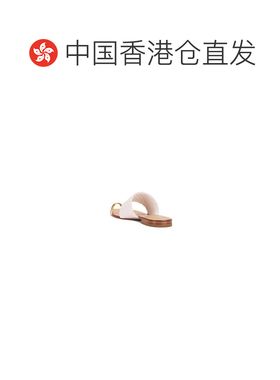 1h可退 香港直邮Simkhai 女士 Ariana 编织皮革凉鞋金属趾环 125S