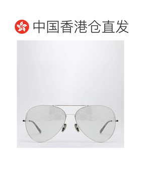 香港直邮Gucci 古驰 男士 银色飞行员太阳眼镜 865673I3331