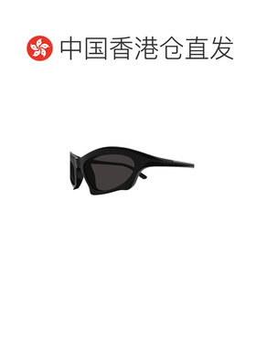香港直邮Balenciaga 巴黎世家 女士 黑色 Bat Rectangle 太阳镜 B