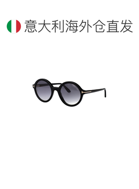 1h可退 香港直邮TOM FORD 女士太阳镜 FT060201A SS2025 黑色 NIC