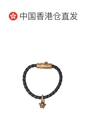 1h可退 香港直邮Versace 范思哲 男士 美杜莎頭吊墜手鍊 10219131