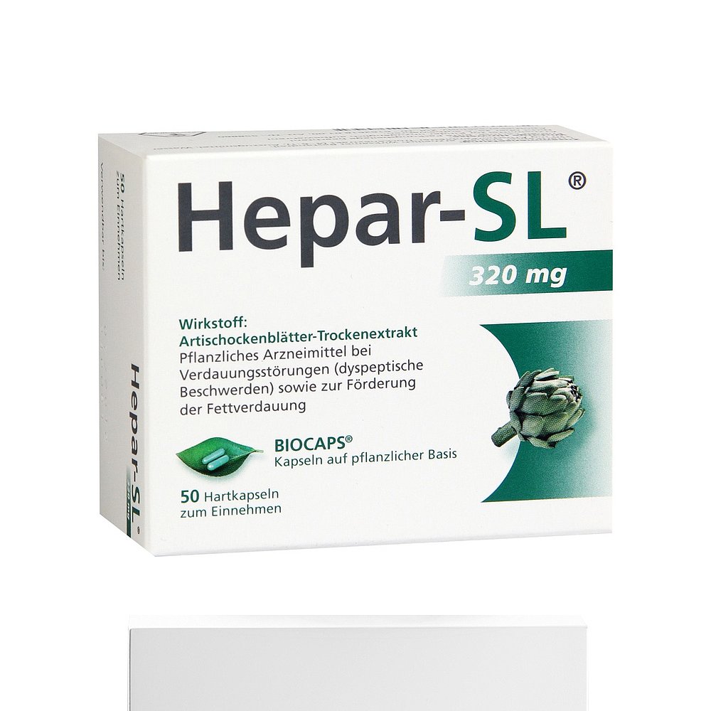 欧洲直邮德国药房Hepar-SL皇家洋蓟护肝片50粒脂肪肝促分解320mg-图3