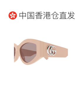 1h可退 香港直邮Gucci 古驰 女士 Eyewear 椭圆框太阳镜 GG1951S
