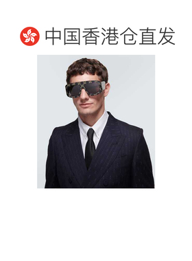 香港直邮Gucci 古驰 男士 GG 大款太阳眼镜 black黑色 舒适时尚
