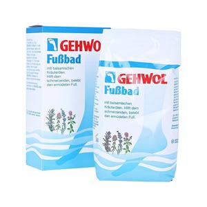 欧洲直邮德国药房Gehwol洁沃草本泡脚足浴粉沐足粉400g