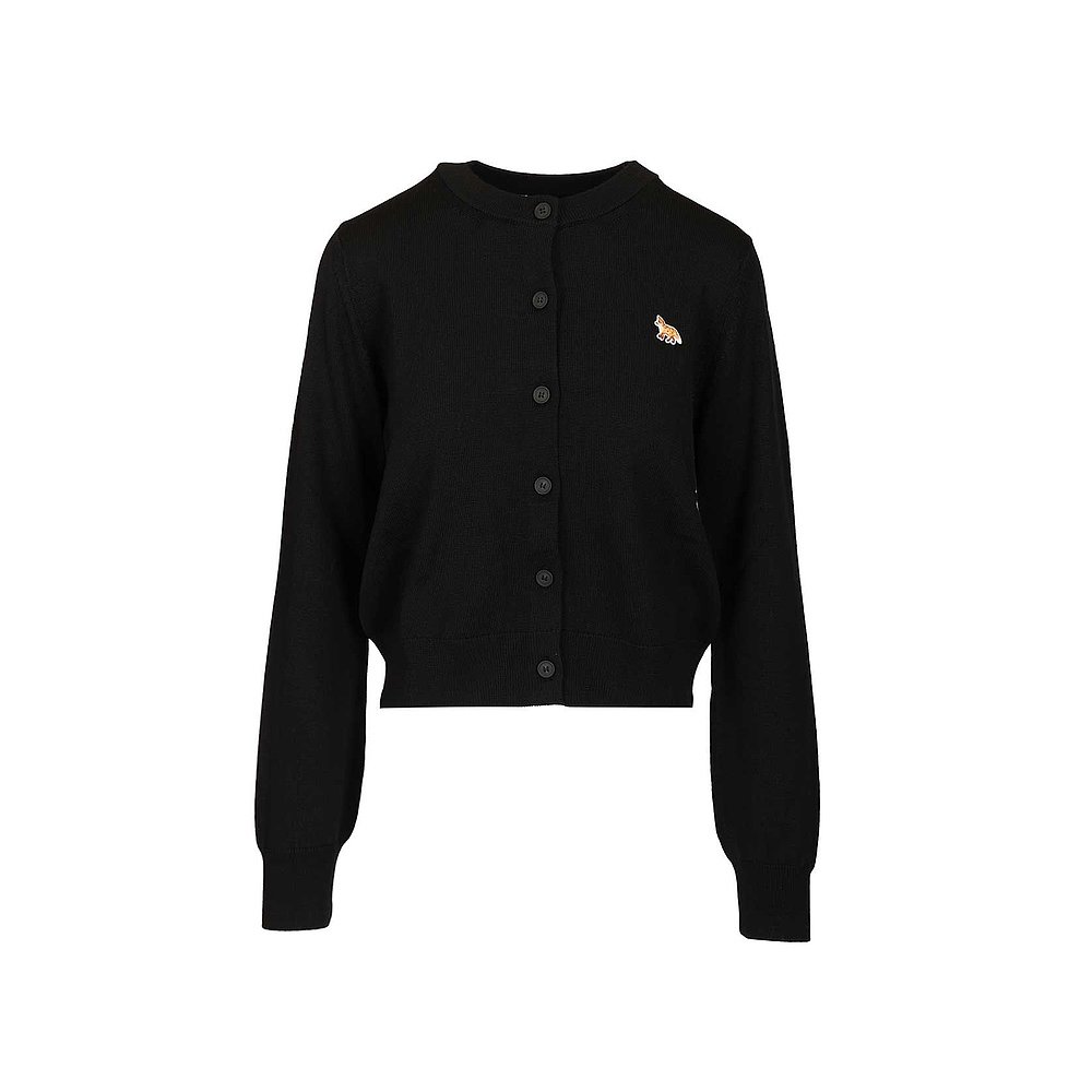 1h可退 香港直邮MAISON KITSUNE 女士 ' 黑色毛线衫 PW00502KT118 - 图0