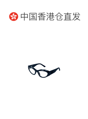 香港直邮BALENCIAGA 女士眼镜 BB0400O004 SS2026 黑色 全框平光