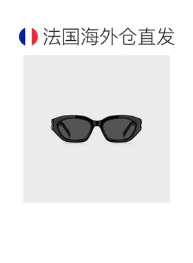 自营欧洲直邮HUGO BOSS雨果 女士黑色板材双B字母太阳镜