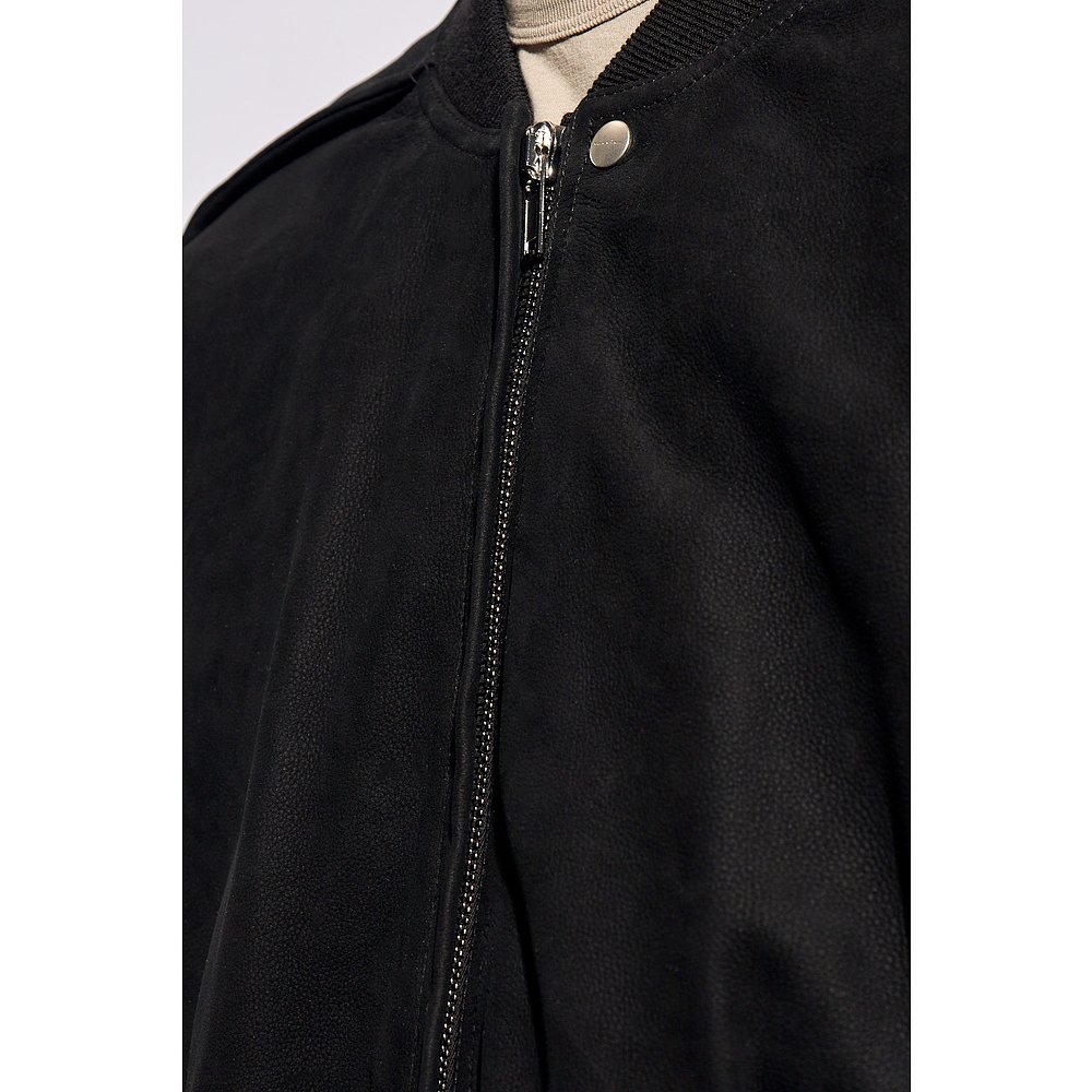 香港直邮Rick Owens 长袖皮夹克 RU01D3762LCK - 图2