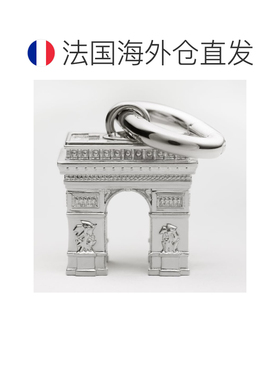 自营欧洲直邮CELINE思琳 Arc de Triomphe女士银色镀铑黄铜吊坠