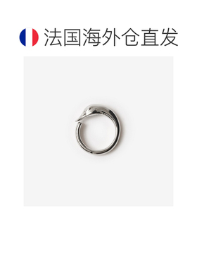 自营欧洲直邮Burberry博柏利 Duck女士银色黄铜戒指