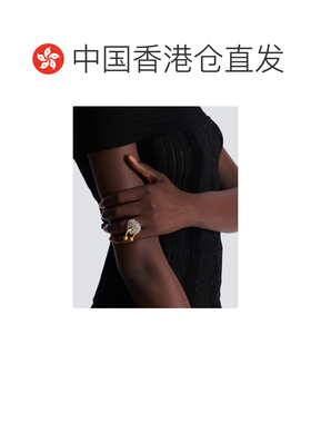 1h可退 香港直邮Balmain 镂空戒指 GN1XR580MBAS