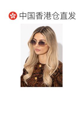 香港直邮CHLOÉ 女士太阳镜 CH0326S0001 CO 金色 Sunglasses